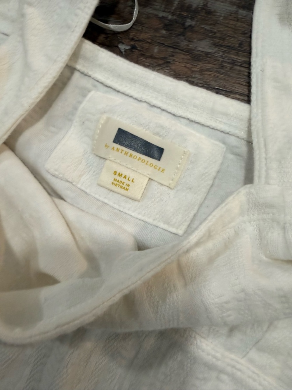 Maeve by Anthropologie Women’s Cream Button-Detail Tank Blouse Size Small - Picture 2 of 5